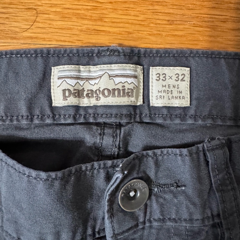 Patagonia Men's Charcoal Trousers